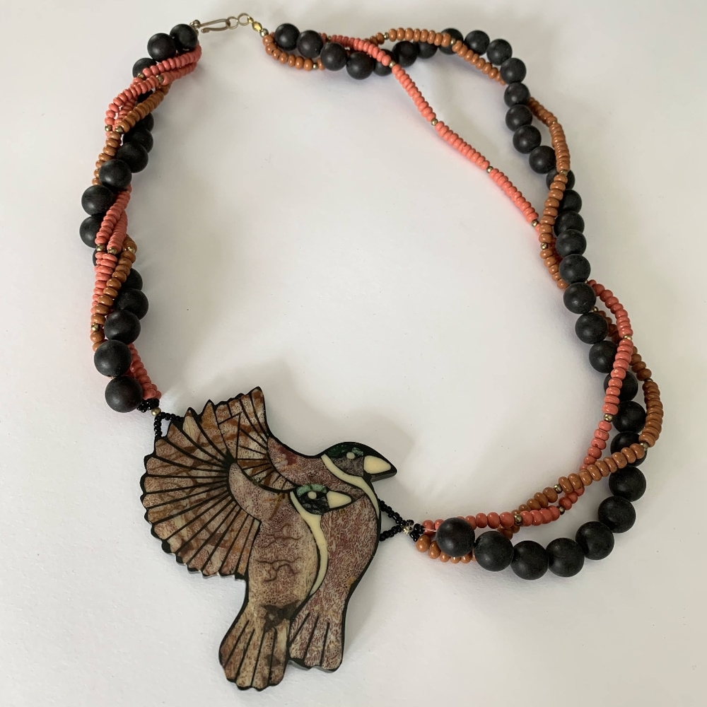 Vintage Fowl Necklace